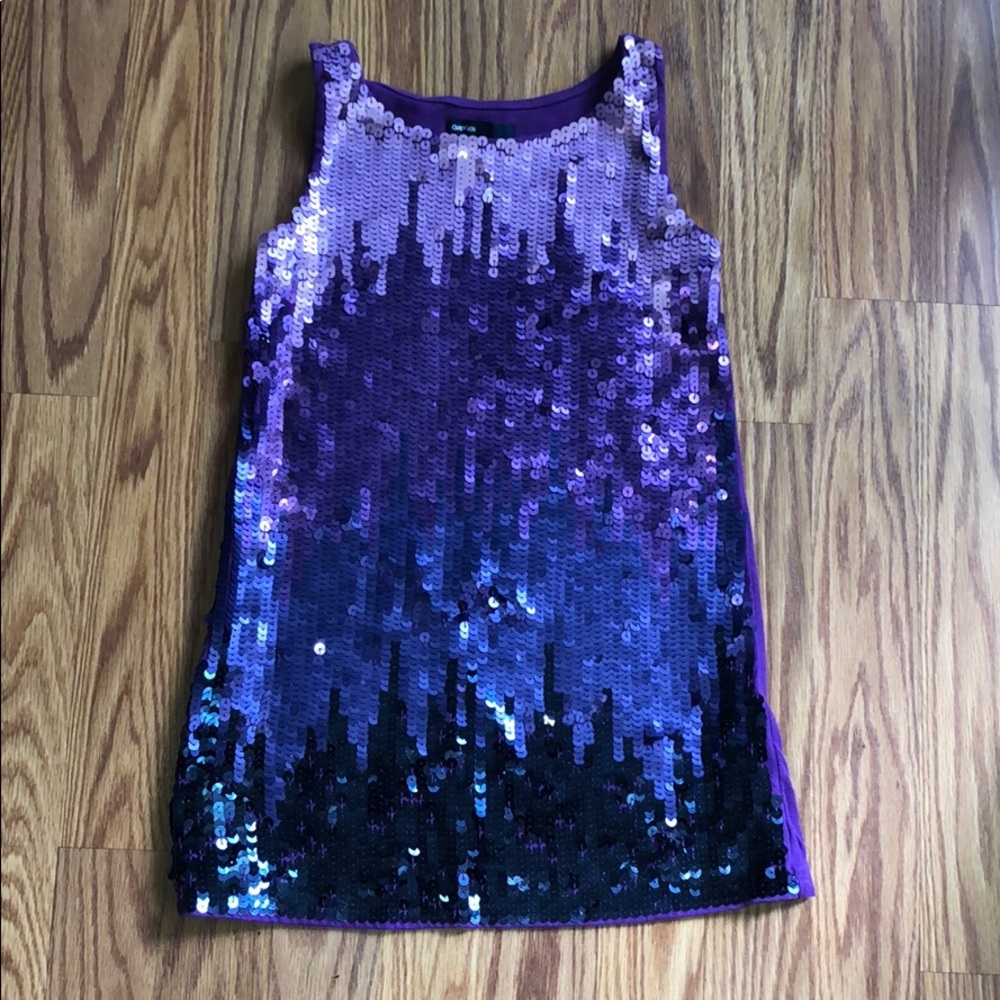 Ombré sequin Gap girls size 4-5 dress barely worn
